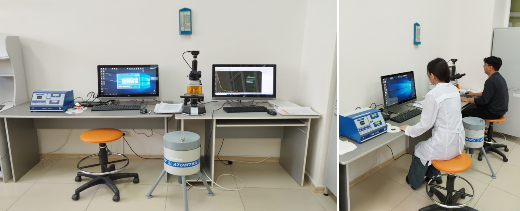 Рисунок 10 - Гамма-радиометр РКГ-АТ1320C и альфа-бета радиометр для измерения малых активностей УМФ-2000