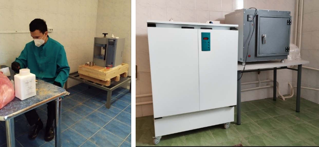 Рисунок 3 - Участок дробления и истирания подготовки проб