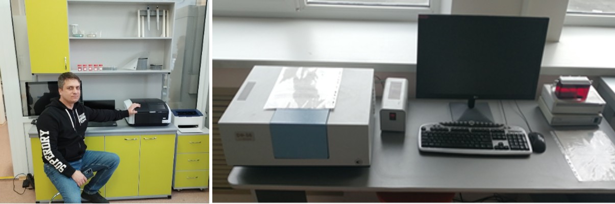 Рисунок 8 - Двухлучевой спектрофотометр UV-1900i Shimadzu  и спектрофотометр типа СФ-56