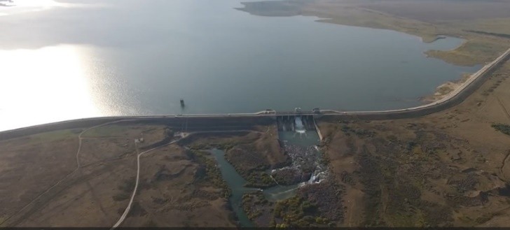 Рисунок 2 - Фотография гидротехнических сооружений Верхне-Тобольского водохранилища