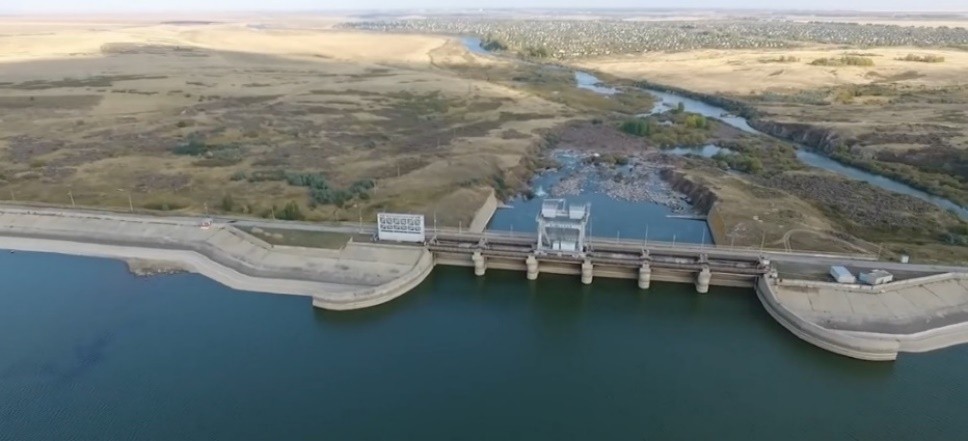 Рисунок 3 - Фотография створа ГТС Верхне-Тобольского водохранилища