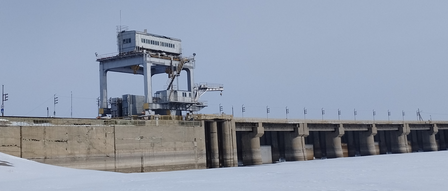 Рисунок 3 - Общий вид створа ГТС Каратомарского водохранилища